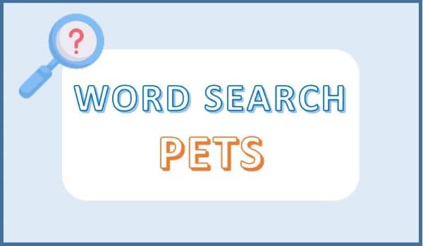 Word Search – Pets!